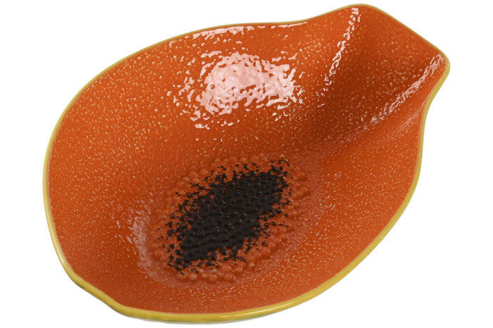 Papaya Bowl in Yellow and Orange