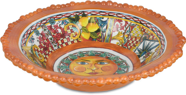 Trinacria Collection; Soup Plate in Melamine
