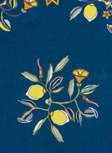 Disk Placemats Set of 2 - Borboni Blue