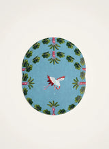 Disk Placemats Set of 2 - Spirit Stork Sky Blue