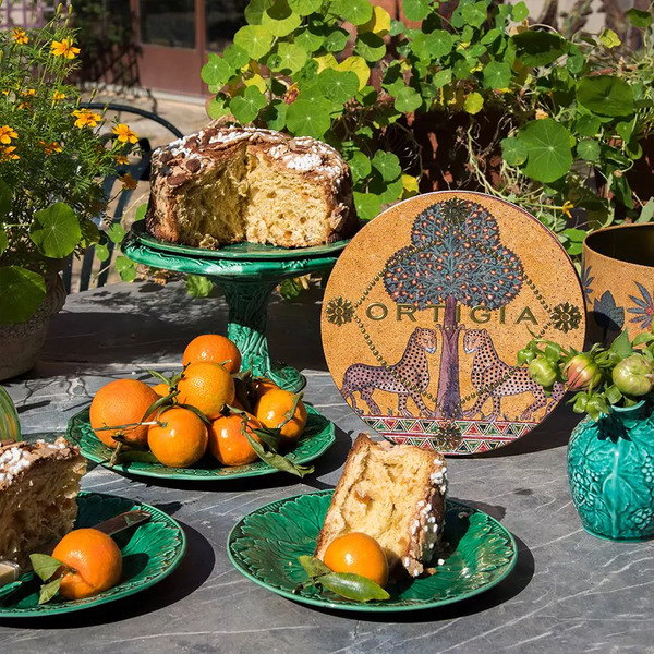 Panettone Mandarin - Veneziana in Green Tin