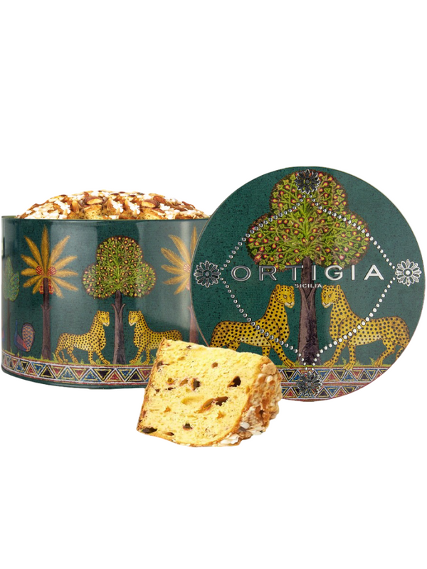 Panettone Mandarin - Veneziana in Green Tin