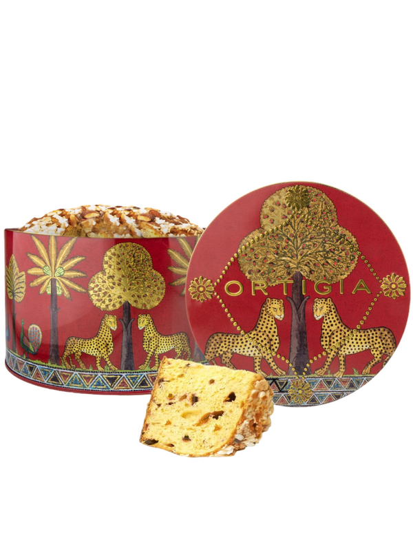Panettone Mandarin - Veneziana in Red Tin