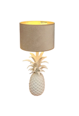 Pineapple Lamp Base in Cream