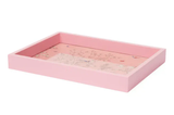 Chinoiserie Laquer Tray in Pink
