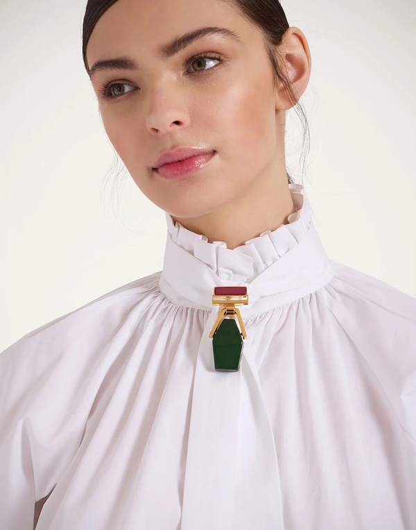 Portal Brooch in Green by LaDoubleJ