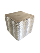 Pouf in Beige - Zartera Collection