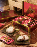 Chocolate Ricciarelli Gluten Free in Pink Tin