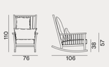 RockingChair09 - Indoor Gervasoni Gray Collection