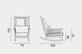 Rocking Chair - Outdoor Gervasoni Inout Collection