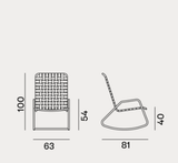 Rocking Chair - Outdoor Gervasoni Inout Collection