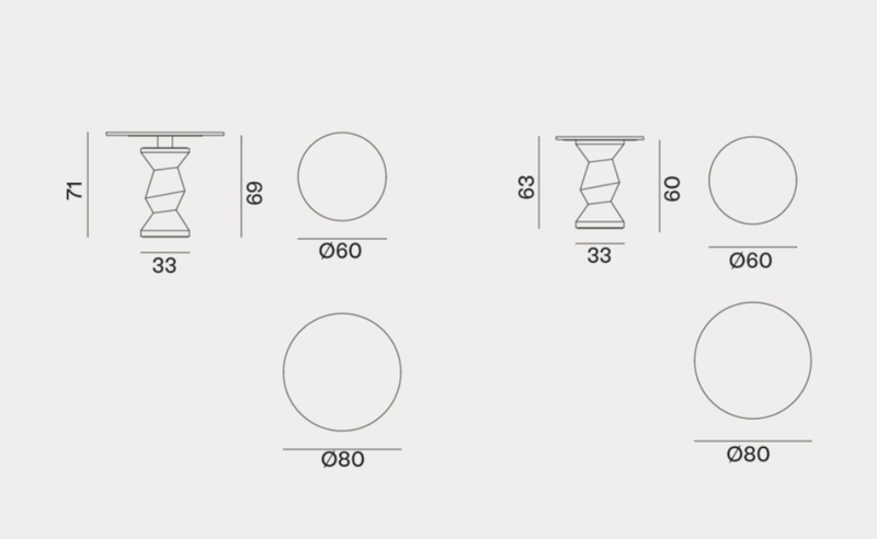 Round Table - Outdoor Gervasoni Inout Collection