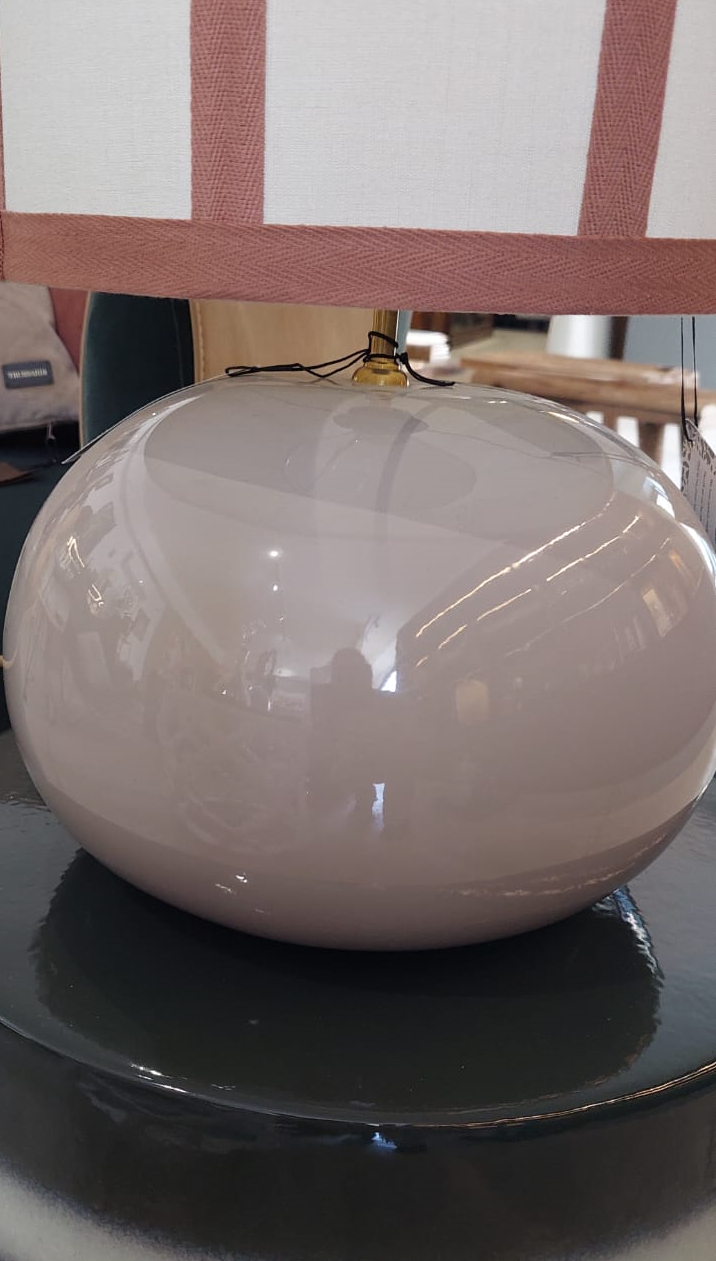 Lamp Base; Round - Sand
