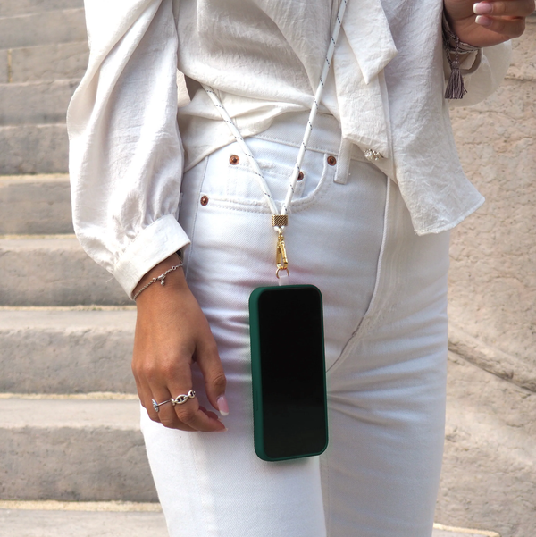 Mobile Phone Cord - White