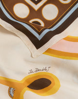 Pareo - Cocoon Placée Brown in Cotton Voile by La Double J
