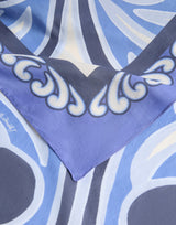 Pareo - Cocoon Placée Blue in Cotton Voile by La DoubleJ