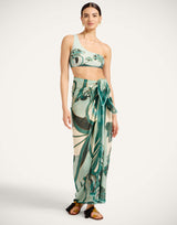 Pareo - Blooming Tulip, Dark Green by La DoubleJ