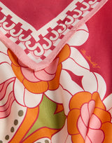 Foulard - Ambrosia Placée Green in Silk Twill by La Double J