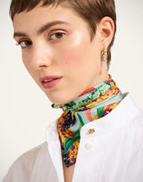 Mini Foulard - Zooflora Birdbloom by La DoubleJ