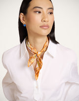Mini Foulard - Florette Pale Pink-Yellow by La DoubleJ