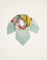 Reversible Foulard - Tulip, Light green by La DoubleJ