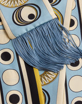 Skinny Scarf - Sanctuary Placée Light Blue in Silk Twill by La Double J
