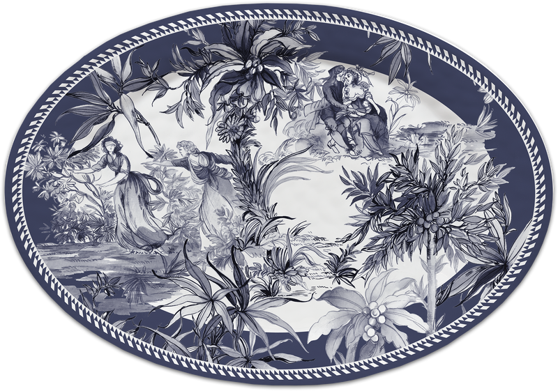 SERVING MELAMINE PLATE - versailles COLLECTION