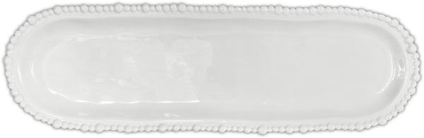 SMALL OVAL SERVING PLATE - MELAMINE white- JOKE COLLECTION