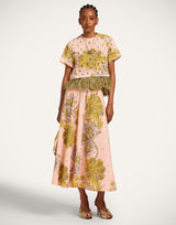 Skirt - Swathe Pink in Cotton Sangallo Lace by LaDoubleJ M