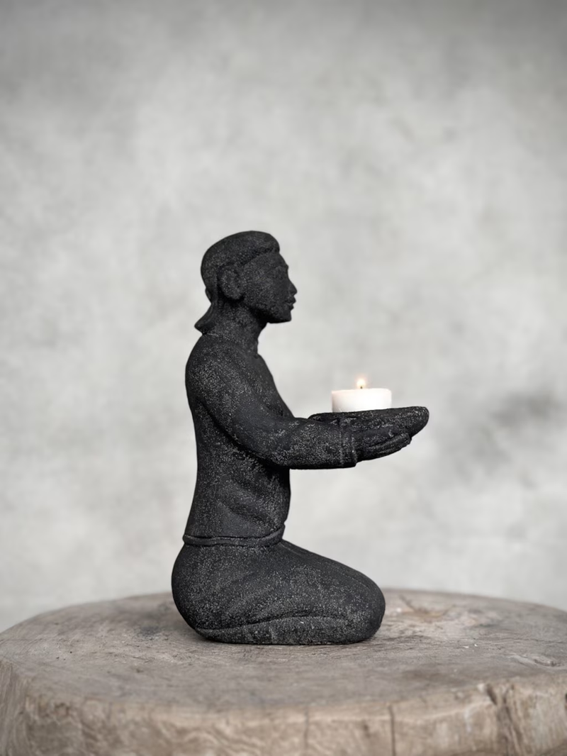 Sitting Statue in Stone