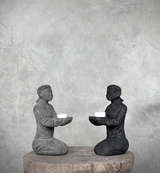 Sitting Statue in Stone