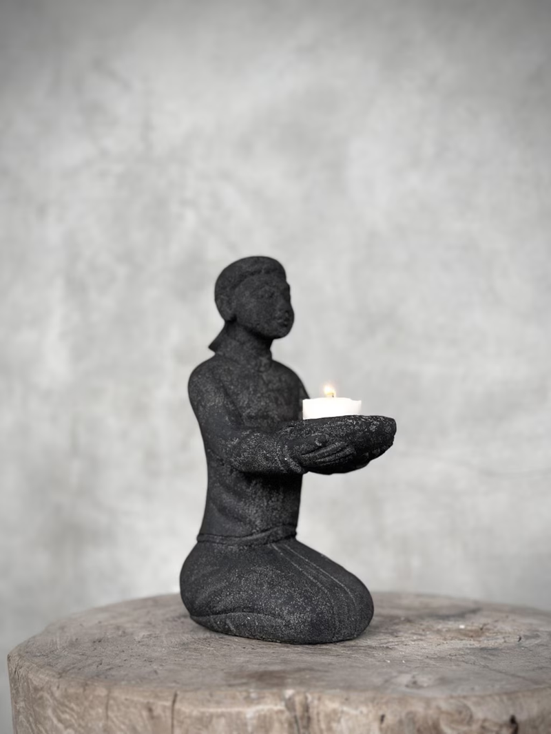 Sitting Statue in Stone