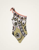 Swimsuit Goddess - Plume Placée Green in Lycra