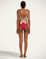 Swimsuit Reversible - Ambrosia Placée Green in Lycra by La DoubleJ