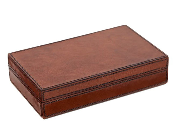 Playing Card Set in Leather Box