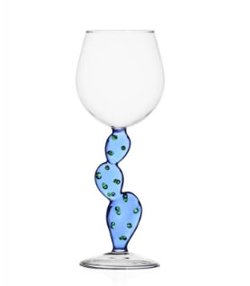 Wine Glass Cactus Light Blue. Ichendorf