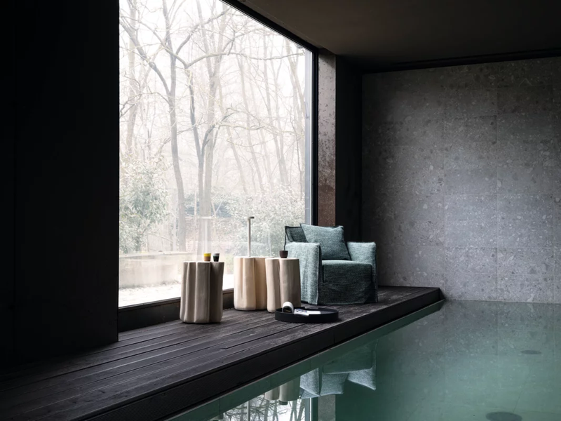Side Table Trunks - Indoor Gervasoni Brick Collection