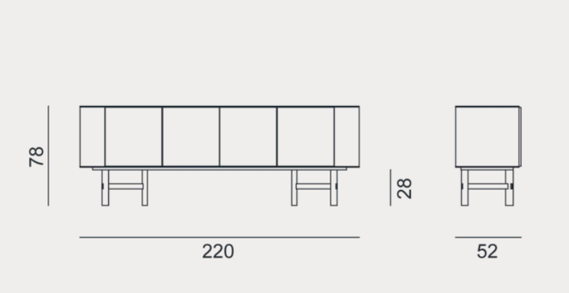 Sideboard - Indoor Gervasoni Daen Collection