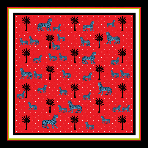 Scarf - Small, Red