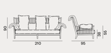 Sofa03 - Indoor Gervasoni Gray Collection