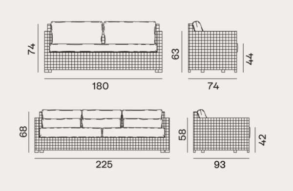 Sofa - Indoor Gervasoni Wk Collection