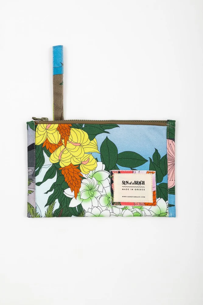 Pouch with Floral Motifs