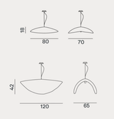 Suspension Lamp - Indoor Gervasoni Silver Collection