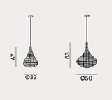 Suspension Lamp - Indoor Gervasoni Spin Collection
