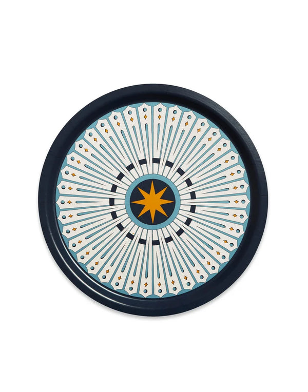 Round Printed Tray by La DoubleJ