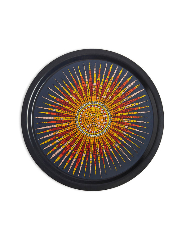 Round Printed Tray by La DoubleJ