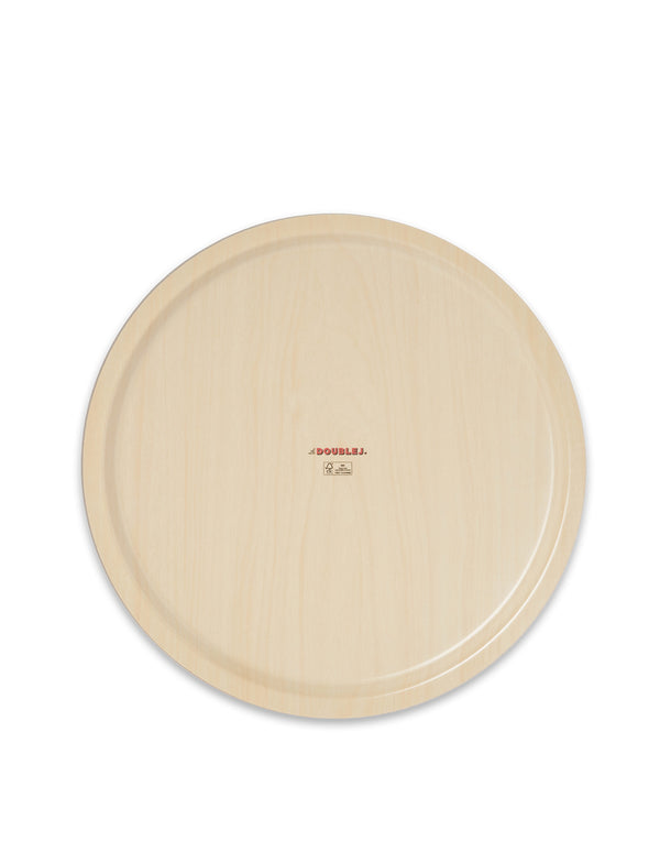 Round printed Tray By La DoubleJ