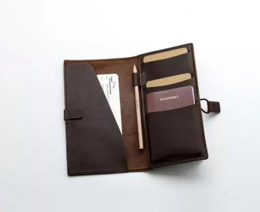 Travel Companion in Chocolate Brown Leather