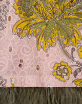 La Scala Tee - Swathe Pink in Cotton Sangallo Lace With Feathers by La Double J