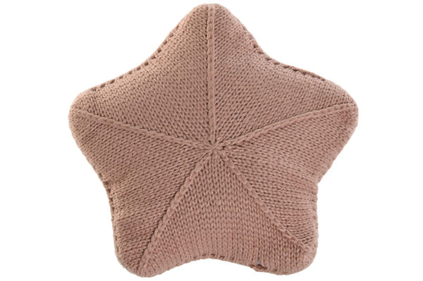 Hand-knitted Star Shape Cushion